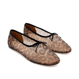 Loeffler Randall Landon Leopard Mesh Ballet Flat